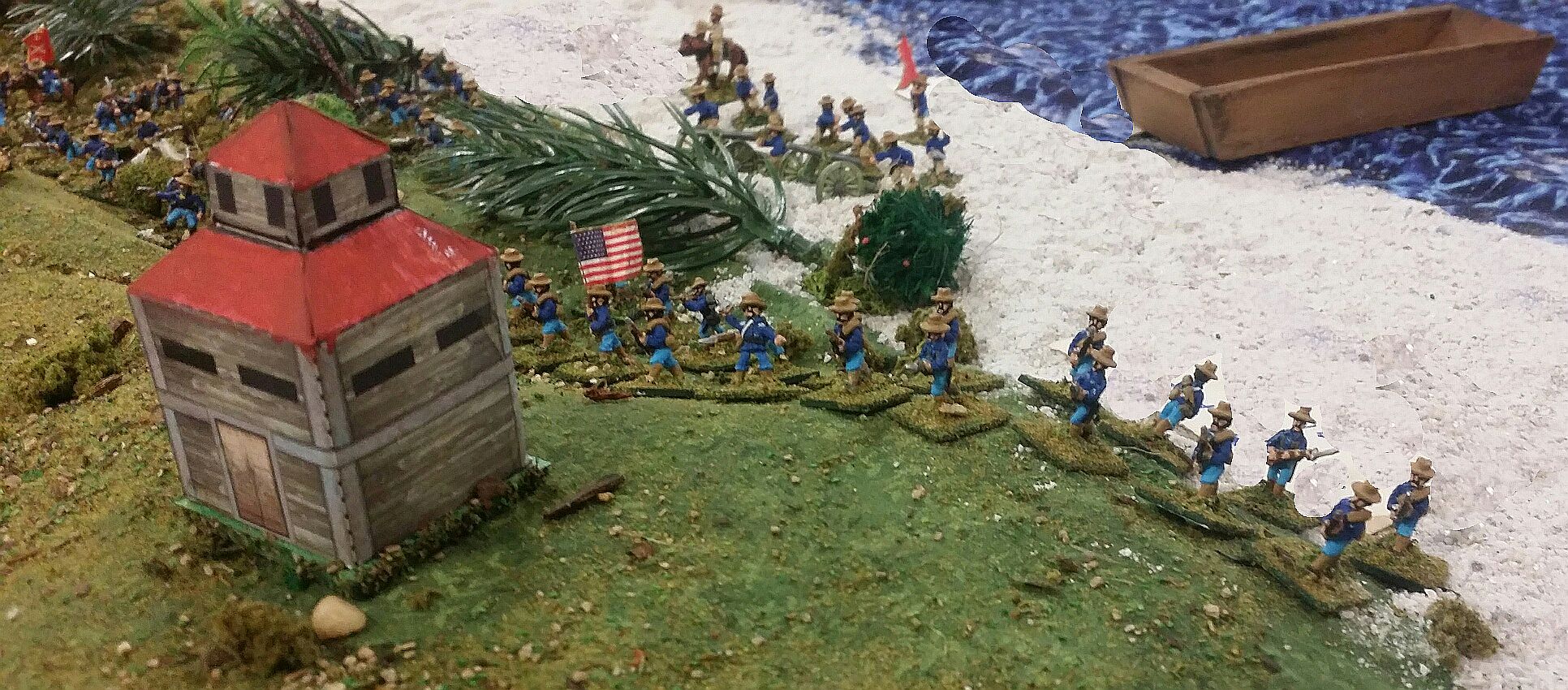 US Infantry Storming Ashore